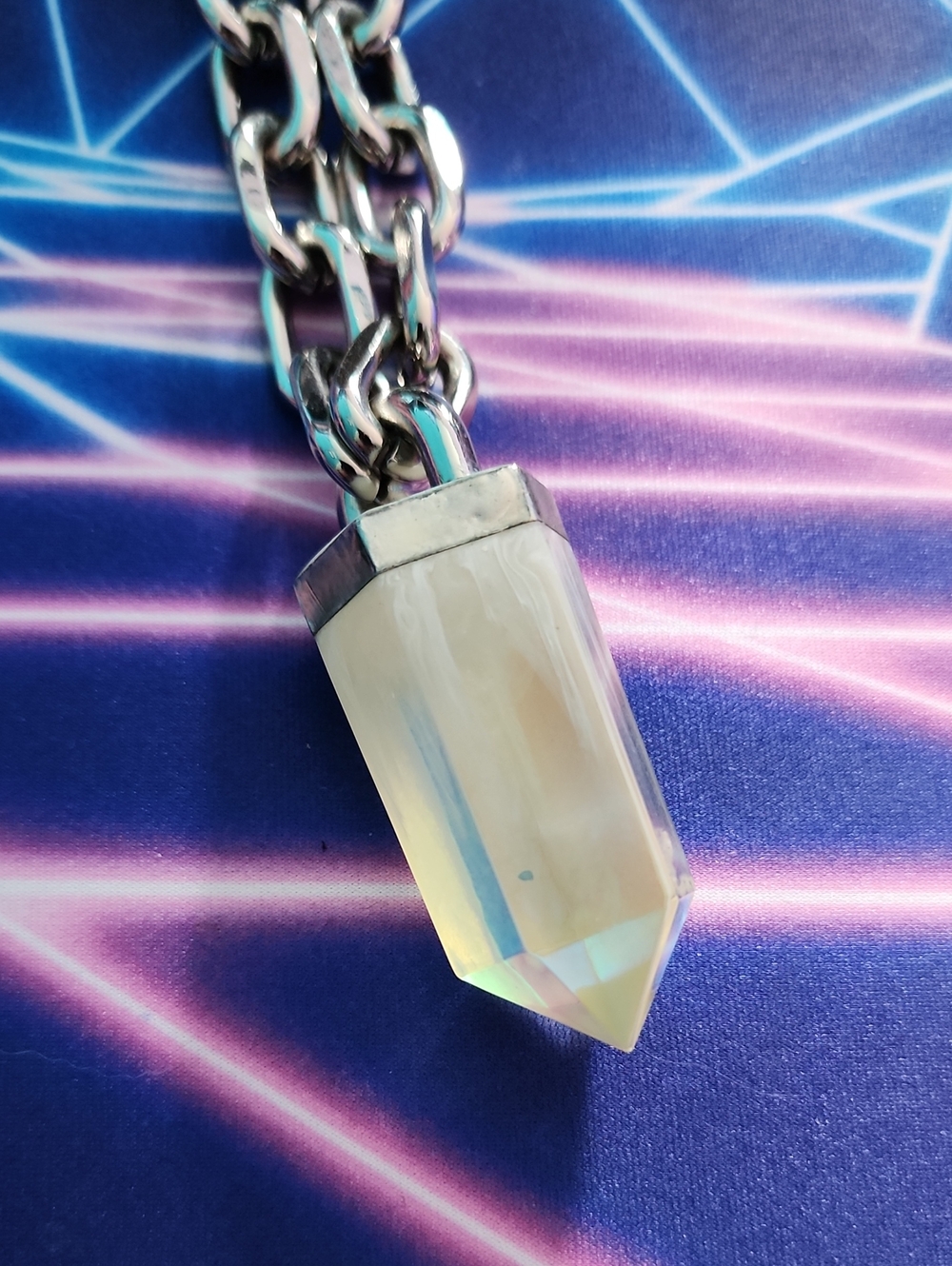 LOVE ROKZ Silver Pendulum In White Magic 🔮 - Picture 4 of 6